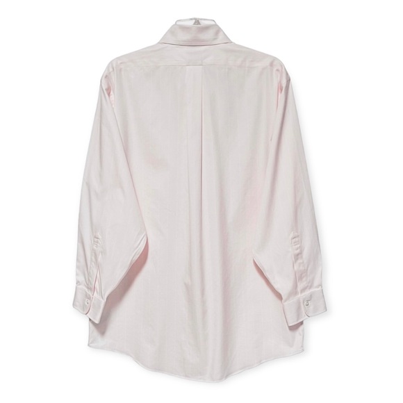 Brooks Brothers Regent Fit Non-Iron Stripe Pink Dress Shirt - Picture 4 of 8